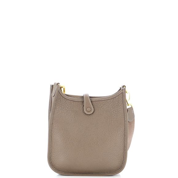 Hermes Evelyne Bag Gen III Clemence TPM Brown - Picture 3 of 7